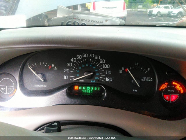 2003 BUICK CENTURY CUSTOM VIN: 2G4WS52J031281891