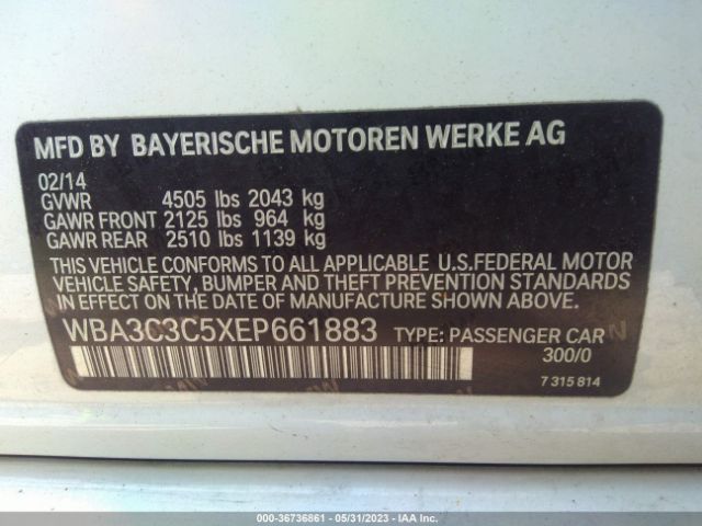 WBA3C3C5XEP661883 BMW 3 Series 320i Xdrive
