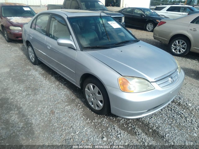 2001 HONDA CIVIC EX VIN: 1HGES26781L050890