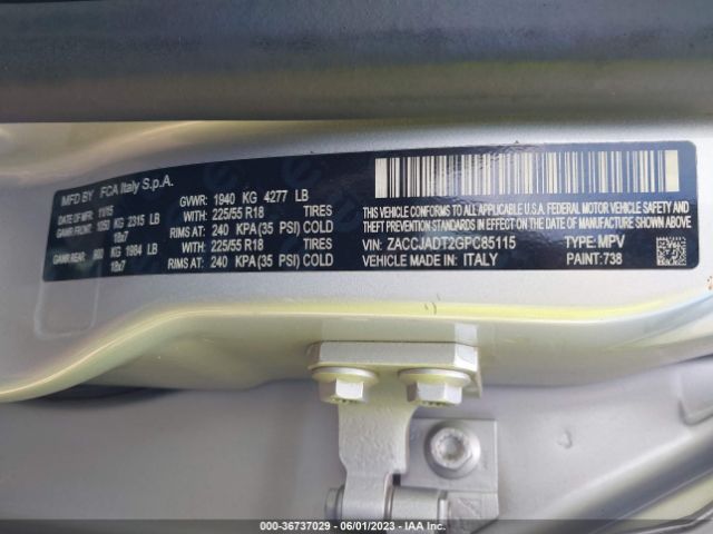 ZACCJADT2GPC85115 Jeep Renegade Limited