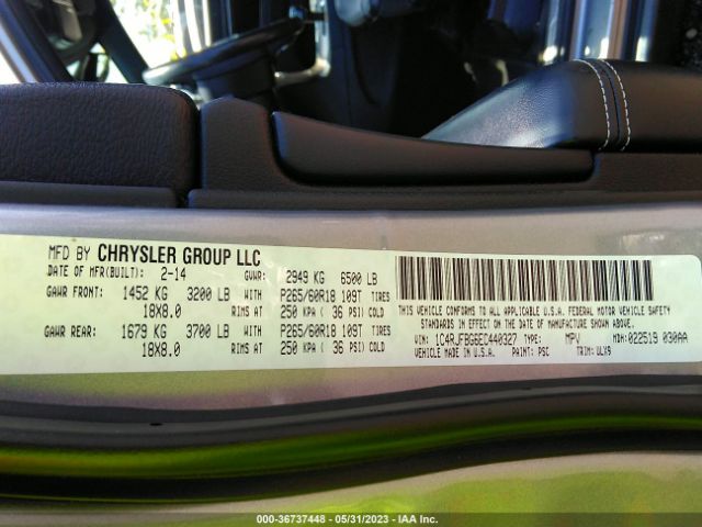1C4RJFBG6EC440327 Jeep Grand Cherokee Limited