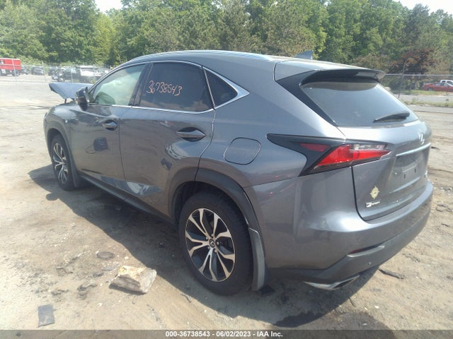 2015 LEXUS NX 200T VIN: JTJBARBZ1F2041169