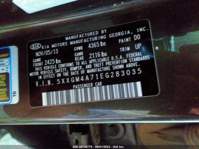 5XXGM4A71EG283035 KIA Optima Lx