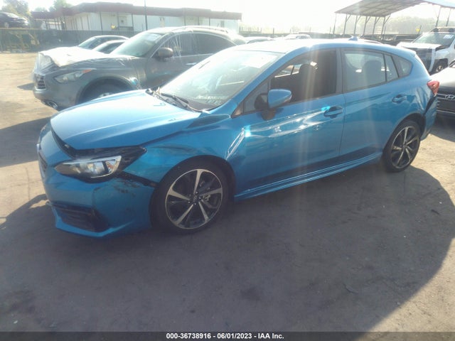 2022 SUBARU IMPREZA SPORT VIN: 4S3GTAM68N3729203
