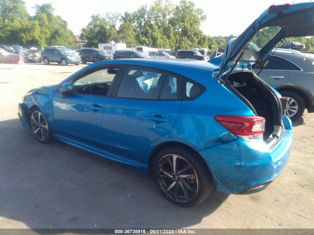 2022 SUBARU IMPREZA SPORT VIN: 4S3GTAM68N3729203