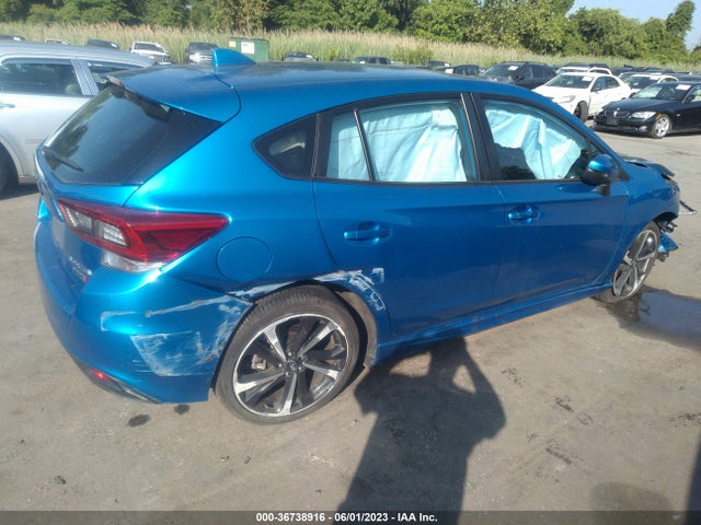 2022 SUBARU IMPREZA SPORT VIN: 4S3GTAM68N3729203
