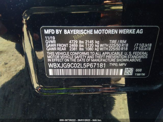 WBXJG9C02L5P67181 BMW X1 Xdrive28i