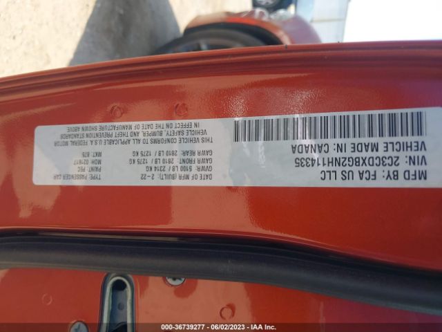 2C3CDXBG2NH114335 Dodge Charger Sxt