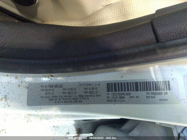 Chrysler 200 Limited Platinum 2017 1C3CCCAG3HN510699 Image 9