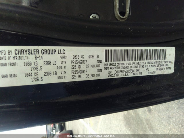 1C4NJPFB7ED827904 Jeep Patriot Latitude