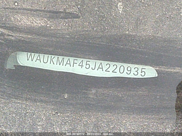 WAUKMAF45JA220935 Audi A4 Premium/tech Premium