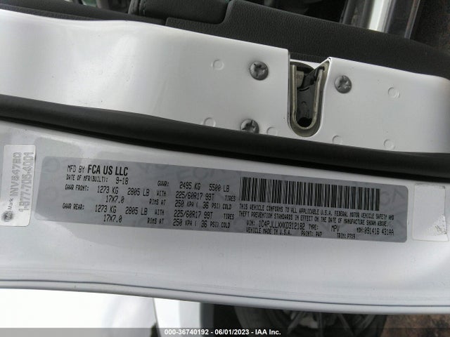 1C4PJLLXXKD312182 Jeep Cherokee Latitude Plus