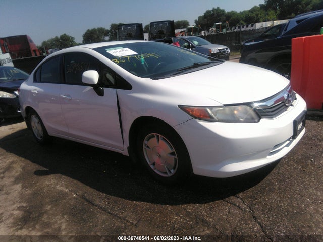 2012 HONDA CIVIC SDN HF VIN: 2HGFB2F69CH319328