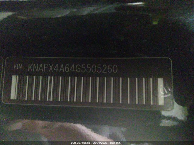 KNAFX4A64G5505260 KIA FORTE LX