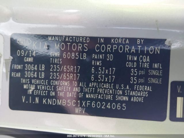 KNDMB5C1XF6024065 KIA SEDONA LX