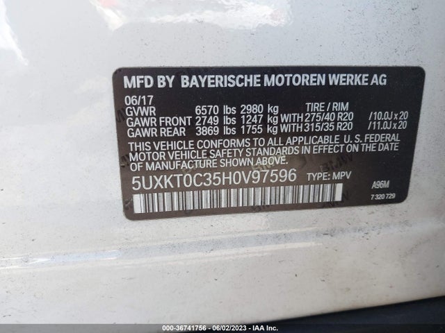 BMW X5 Xdrive40e Iperformance 2017 5UXKT0C35H0V97596 Image 9