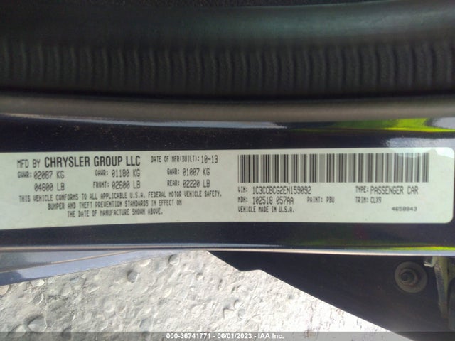 1C3CCBCG2EN159092 Chrysler 200 Limited