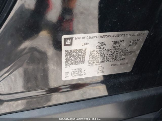 3GKALMEV5LL229440 GMC Terrain Sle