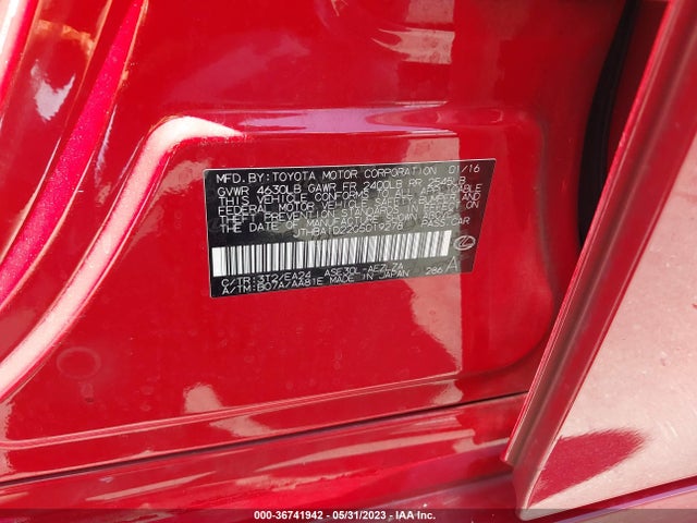 JTHBA1D22G5019278 Lexus IS 200T