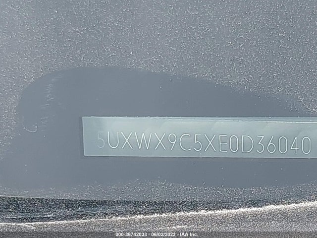 BMW X3 Xdrive28i 2014 5UXWX9C5XE0D36040 Image 10