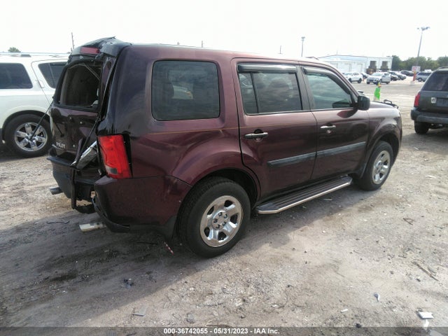 2013 HONDA PILOT LX VIN: 5FNYF3H20DB028042