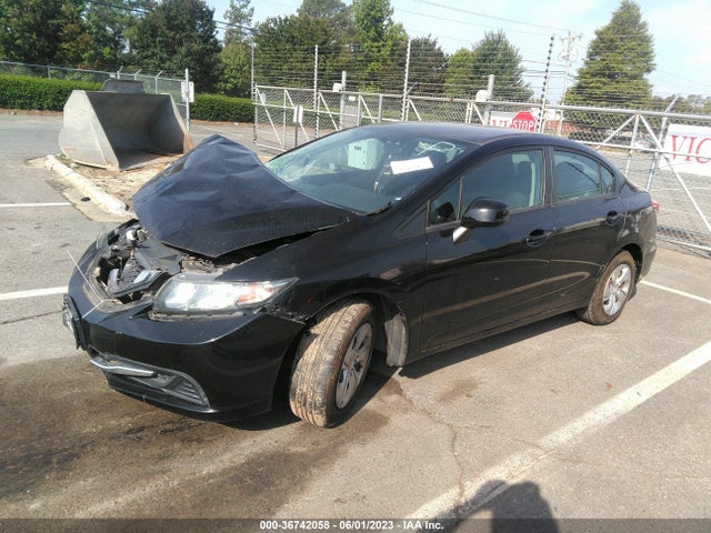 2013 HONDA CIVIC SDN LX VIN: 2HGFB2F51DH591509