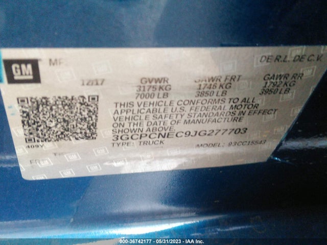 Chevrolet Silverado 1500 Ls 2018 3GCPCNEC9JG277703 Image 11