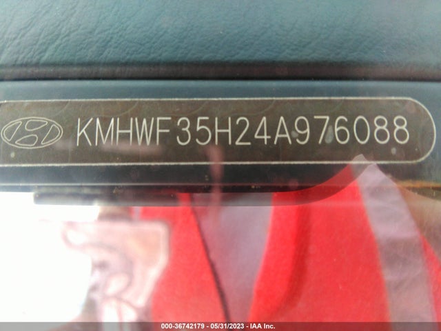 2004 HYUNDAI SONATA GLS/LX VIN: KMHWF35H24A976088