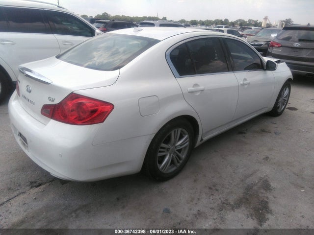 2012 INFINITI G37 SEDAN JOURNEY VIN: JN1CV6AP2CM622354