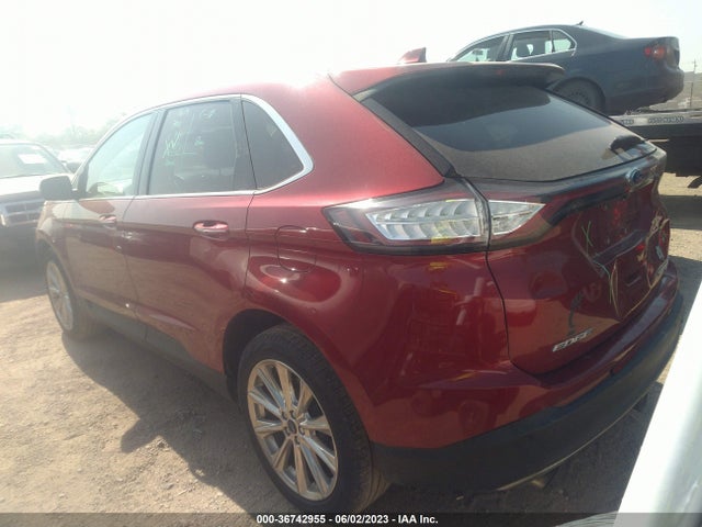 2017 FORD EDGE TITANIUM VIN: 2FMPK4K95HBB41938