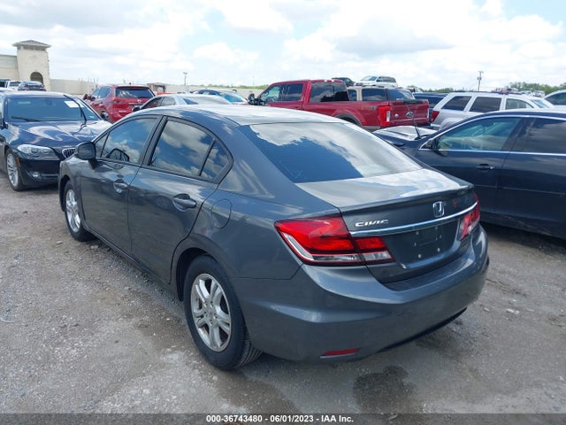 2013 HONDA CIVIC SDN LX VIN: 2HGFB2F59DH500826