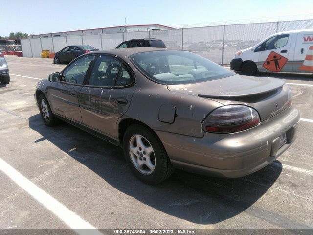 2000 PONTIAC GRAND PRIX SE VIN: 1G2WK52J0YF324344
