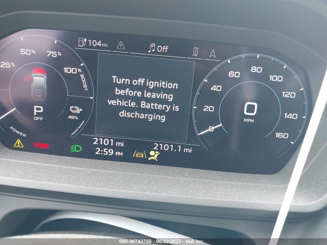 2023 Audi Q4 Sportback e-tron, VIN: WA132BFZ5PP000838