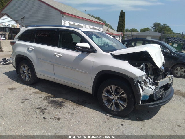 Toyota Highlander Xle V6 2015 5TDJKRFH5FS185524 Image 1
