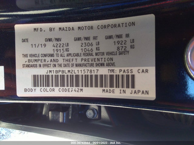 Mazda MAZDA3 HATCHBACK 2020 JM1BPBLM2L1157817 Image 9