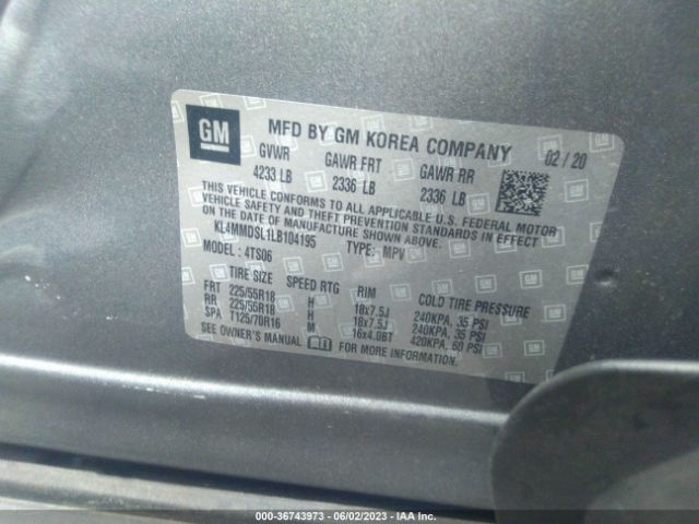 KL4MMDSL1LB104195 Buick Encore Gx Select