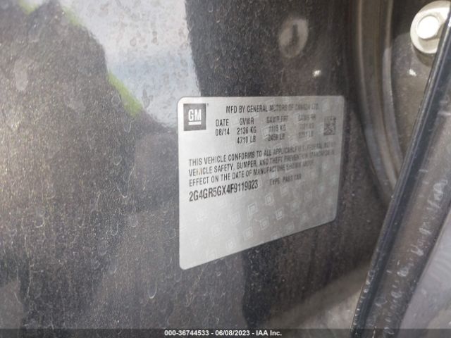 2G4GR5GX4F9119023 Buick Regal Premium Ii