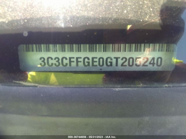 3C3CFFGE0GT205240 Fiat 500E