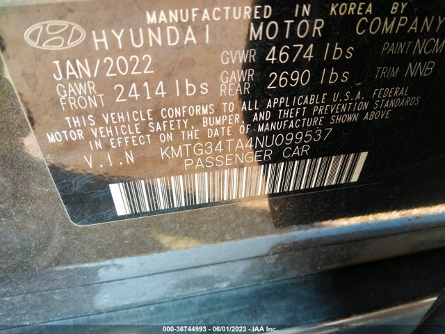 Genesis G70 2.0T 2022 KMTG34TA4NU099537 Image 9
