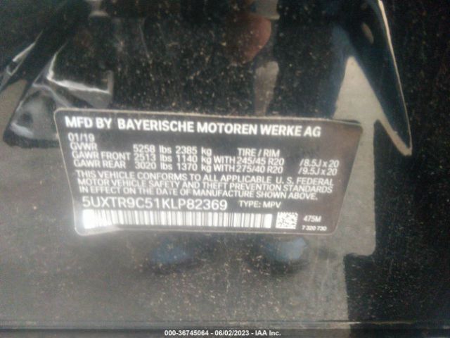 5UXTR9C51KLP82369 BMW X3 Xdrive30i
