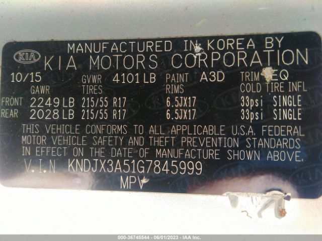 KNDJX3A51G7845999 KIA Soul !