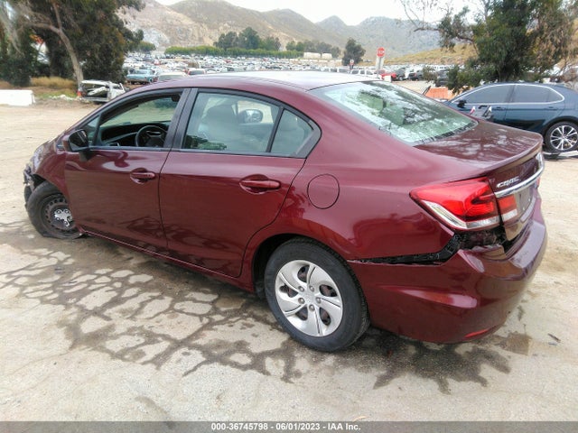 Honda Civic Sedan Lx 2015 2HGFB2F53FH543545 Image 3