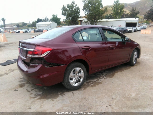 Honda Civic Sedan Lx 2015 2HGFB2F53FH543545 Image 4