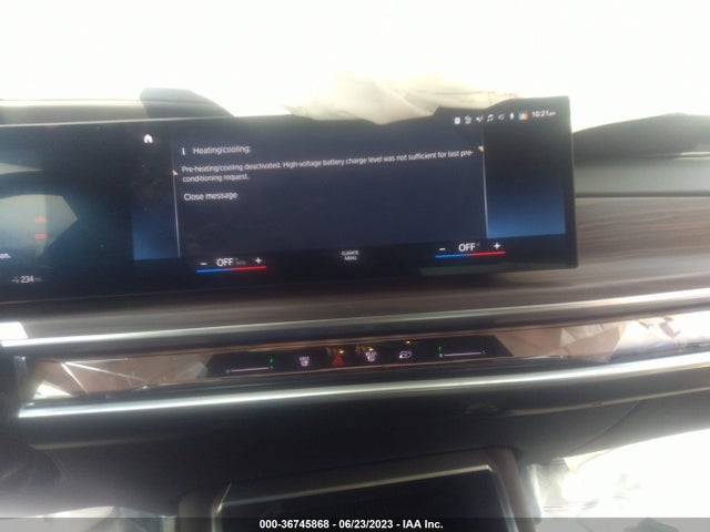 BMW I7 Xdrive60 2023 аукцион фото