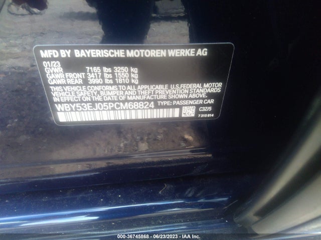 BMW I7 Xdrive60 2023 аукцион фото