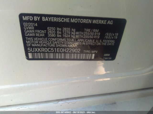 5UXKR0C51E0H22902 BMW X5 Xdrive35i