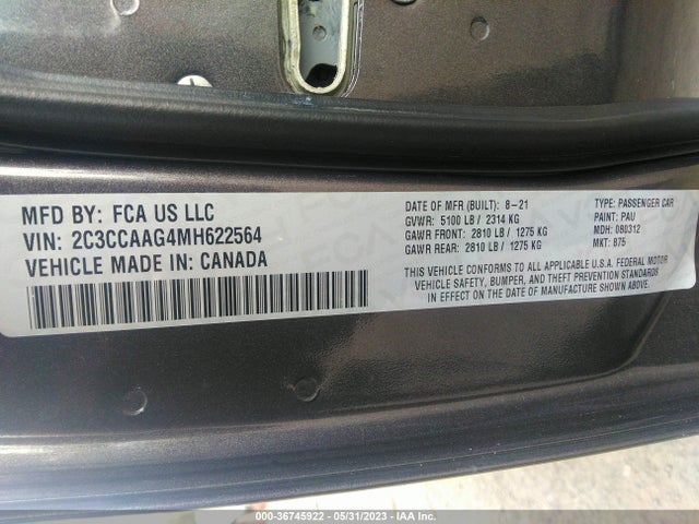2C3CCAAG4MH622564 Chrysler 300 Touring