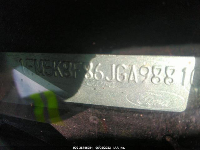 1FM5K8F86JGA98810 Ford Explorer Limited