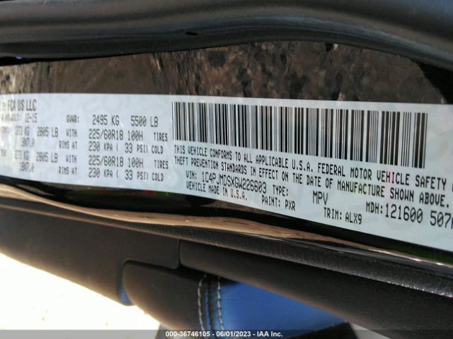 1C4PJMDSXGW226603 Jeep Cherokee Limited