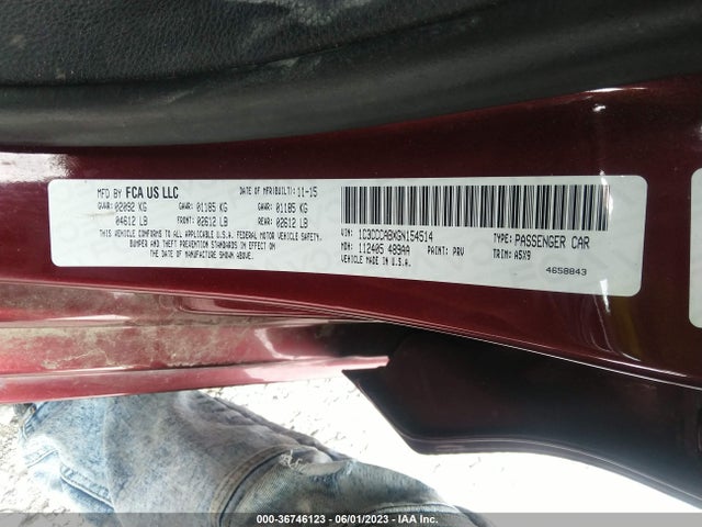 1C3CCCABXGN154514 Chrysler 200 Limited